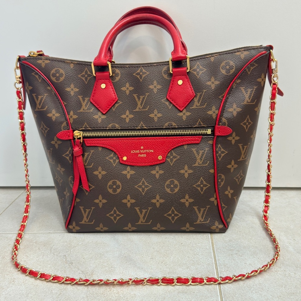 Louis Vuitton Tournelle PM - monogram & red